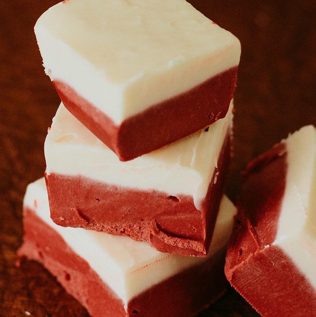 Red velvet fudge