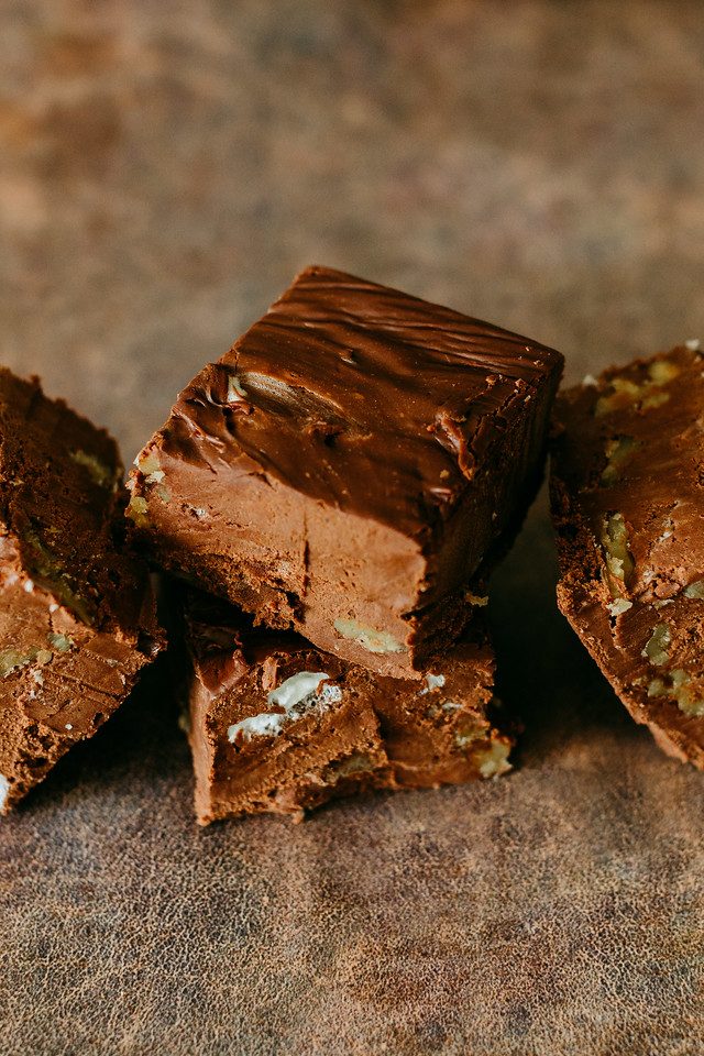 Rocky road fudge